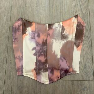 Selfie Leslie 	Emmalyn Corset Top Peach